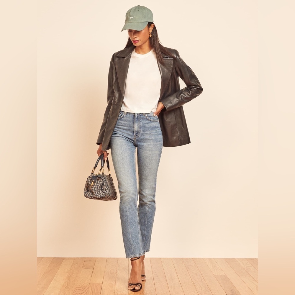 Reformation Liza Ultra High Rise Straight Jeans 26